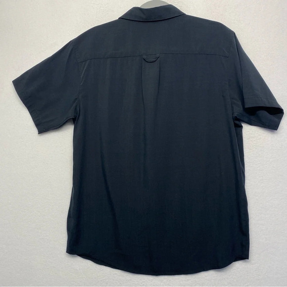 Columbia Men's Mossy Trail Short Sleeved Shirt - Black Size M - Picture 2 of 8